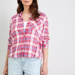 Front Page 7 Bright Check Relaxed Fit Shirt - 26