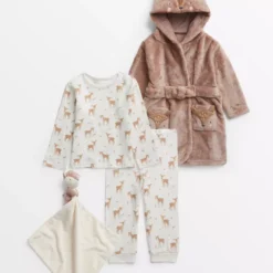 Front Page 50 Baby Deer Nightwear & Comforter Gift Set 9-12 Months