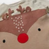Christmas Reindeer Velour Sleepsuit & Hat Up To 1 Mth -Default Template 2 tuc143141783 Brown R Z002A 5