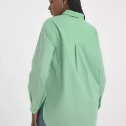 SIMPLY BE Relaxed Cotton Poplin Shirt 32